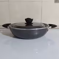 تابه دو دسته گرانیتی افسون سربی سایز 26