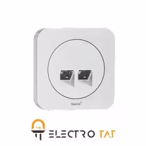 سوکت تلفن دوقلو مدل آدا دلند الکتریک