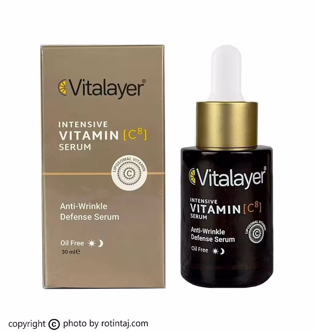 سرم ویتامین سی ویتالیر، سرم روشن کننده VITAMIN C ویتالیر 30 میلی