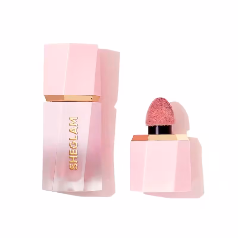 رژ گونه مایع شیگلم Sheglam مدل COLOR BLOOM رنگ Hush Hush حجم 5.2 میلی لیتر