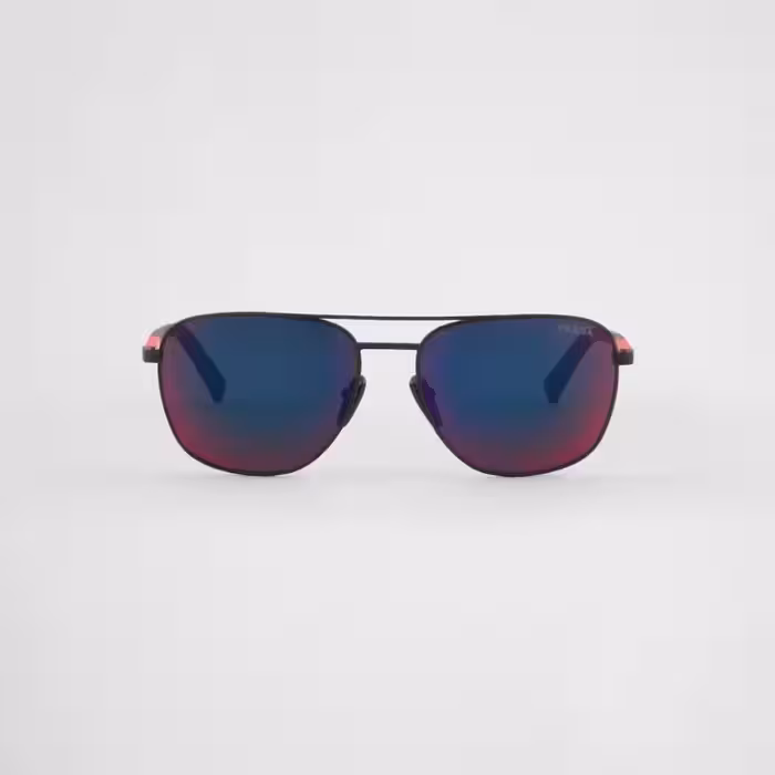 قیمت و خرید عینک آفتابی فریم مشکی با لنز قرمز پرادا مدل SPS54Z_MDG0_FE08F_C_060 اورجینال