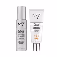 قیمت و خرید کرم ضد آفتاب   ترمیم کننده نامبر سون مدل Future Renew Defence Shield SPF50 50ml &amp; Damage Reversal Serum Duo 25ml اورجینال