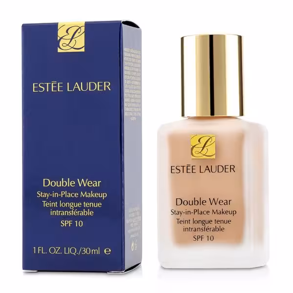 کرم پودر استی لادر مدلDouble Wear کاور عالی با ایجاد پوشش صاف و یکدست و ضد آب دارای spf10 ساخت بلژیک