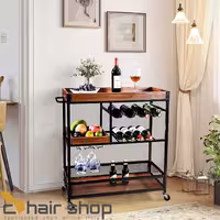 میز بار و پذیرایی چوب و فلز کد 9986