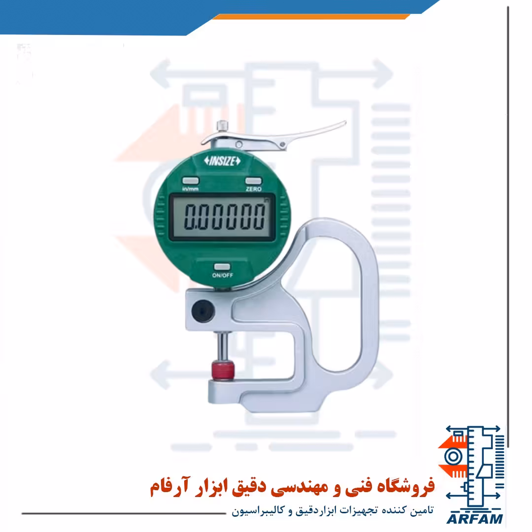 ضخامت سنج ورق دیجیتال اینسایز 10 - 0 میلی متر مدل 10-2871