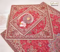 سجاده و جانماز ترمه هاشمی کد 24 قرمز آبی