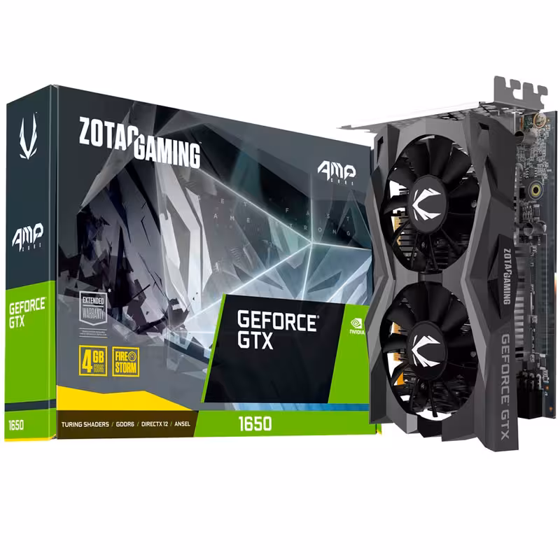 کارت گرافیک گیمینگ زوتاک سری Gaming GeForce مدل GTX 1650 AMP Core ظرفیت 4 گیگابایت