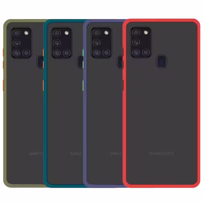 قاب پشت مات دور رنگی برای مدل سامسونگ Samsung A21S