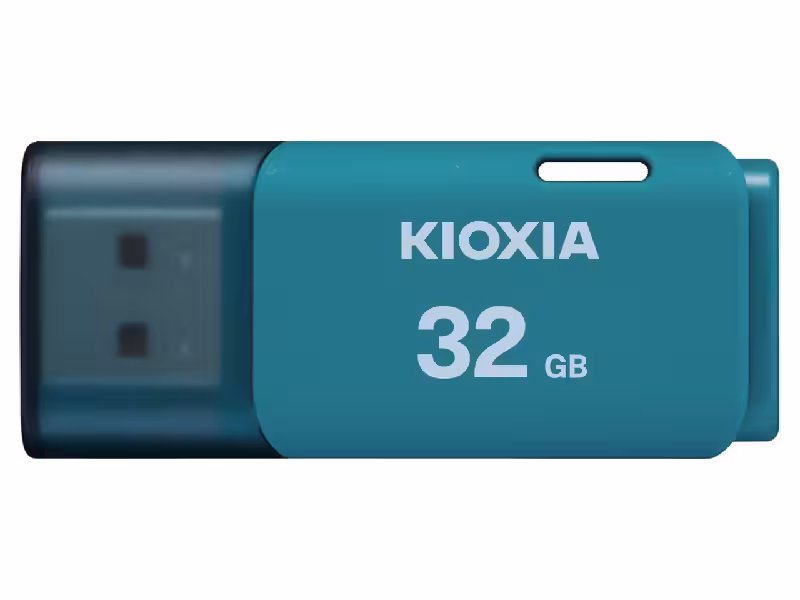 فلش مموری USB 2.0 کیوکسیا مدل TransMemory U202 سبز ظرفیت 32 گیگابایت