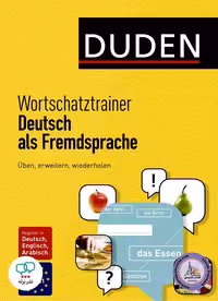 کتاب آلمانی Duden Wortschatztrainer Deutsch als Fremdsprache A1 B1