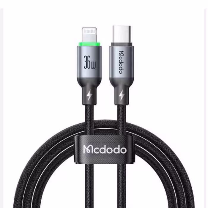 کابل شارژ تایپ سی به لایتنینگ 36 واتی 2 متری کنفی مک دودو مدل Mcdodo CA-6691