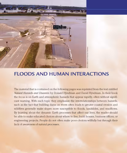 خرید و دانلود نسخه کامل کتاب Floods and Human Interactions
