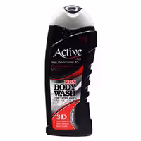 شامپو بدن مردانه اسپرت مشکی اکتیو ACTIVE وزن 400 گرم