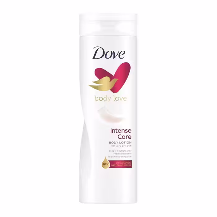 لوسیون بدن Body Love داو Dove مناسب پوست های خیلی خشک مدل Intense Care حجم 400ml