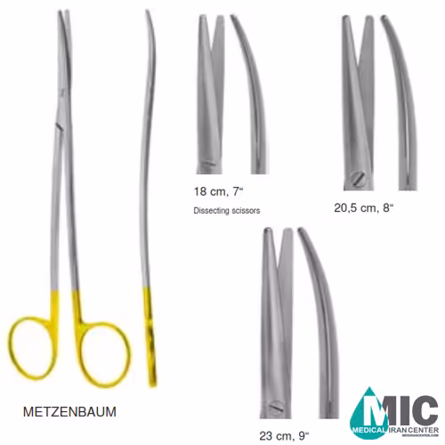 قیچی متزنبام با لبه تنگستن کارباید(METZENBAUM)