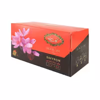 چای سیاه زعفرانی گلستان 25 عددی