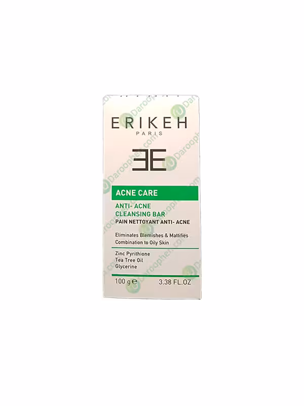 پن ضد آکنه اریکه مناسب پوست های چرب و مختلط 100 گرم – Erikeh Anti Acne Bar 100 g