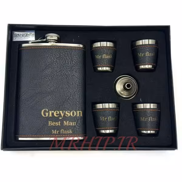 هیپفلاسک (قمقمه جیبی) 4شات مدل گریسون 270cc کد a530422