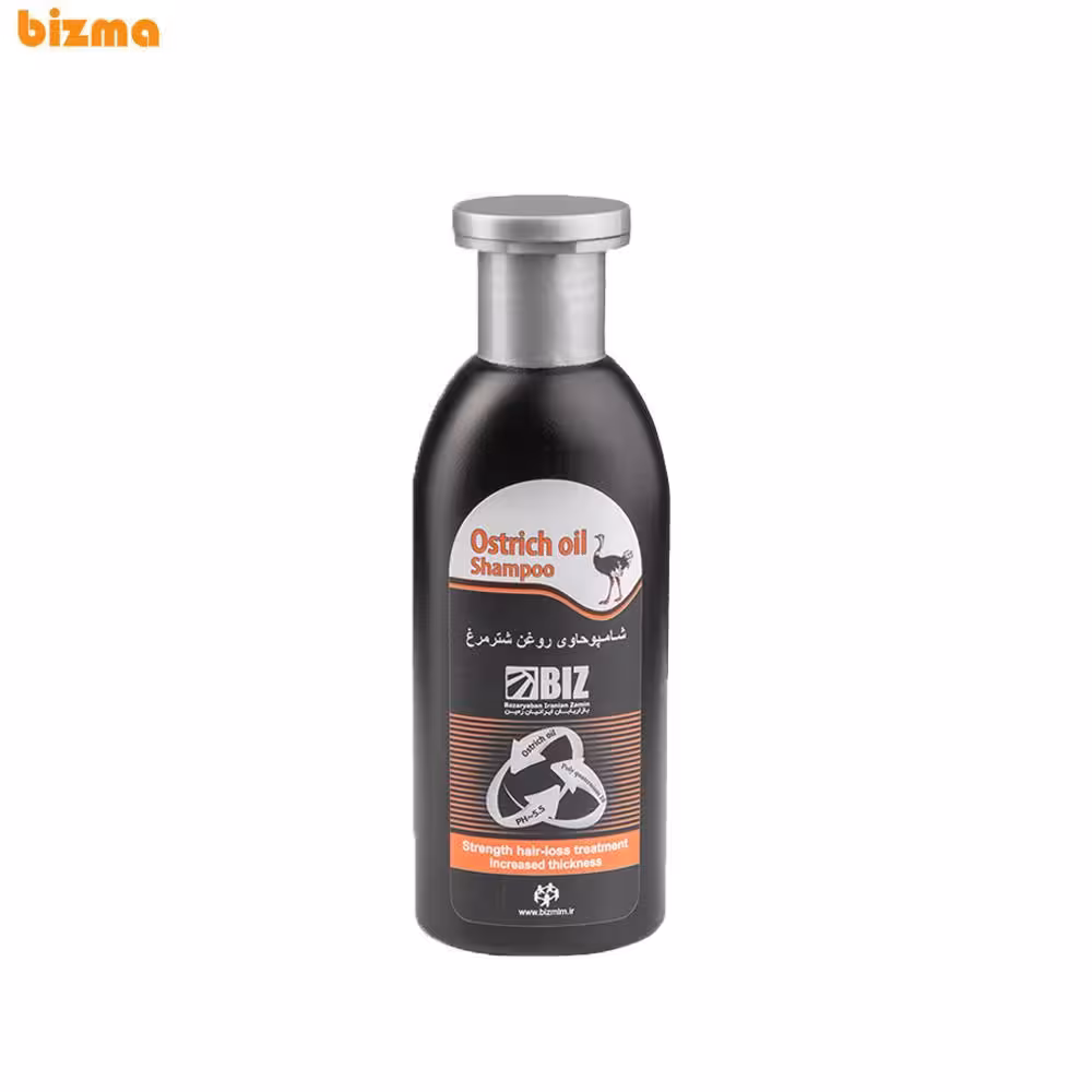 شامپو روغن شتر مرغ بیز وزن 300 گرم