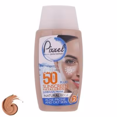 کرم ضد آفتاب پیکسل مدل Natural BEIGE، حجم 50 میلی‌لیتر