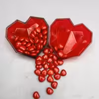 شکلات ولنتاین قلب کریستالی کوچک