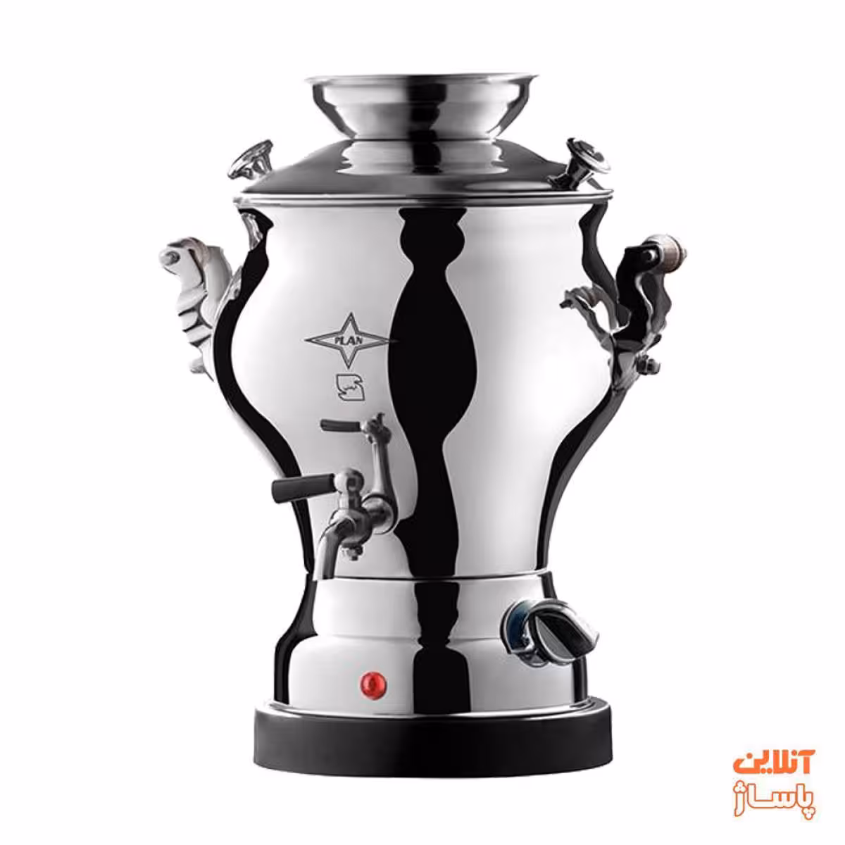 سماور برقی پلان مدل 8010 ظرفیت 5 لیتر