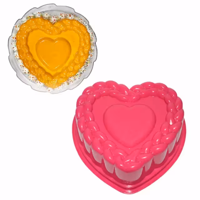 قالب پلاستیکی ژله طرح قلب بافت