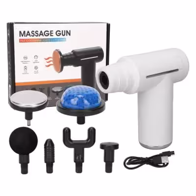 ماساژور تفنگی مدل MASSAGE GUN HOT COMPRESS