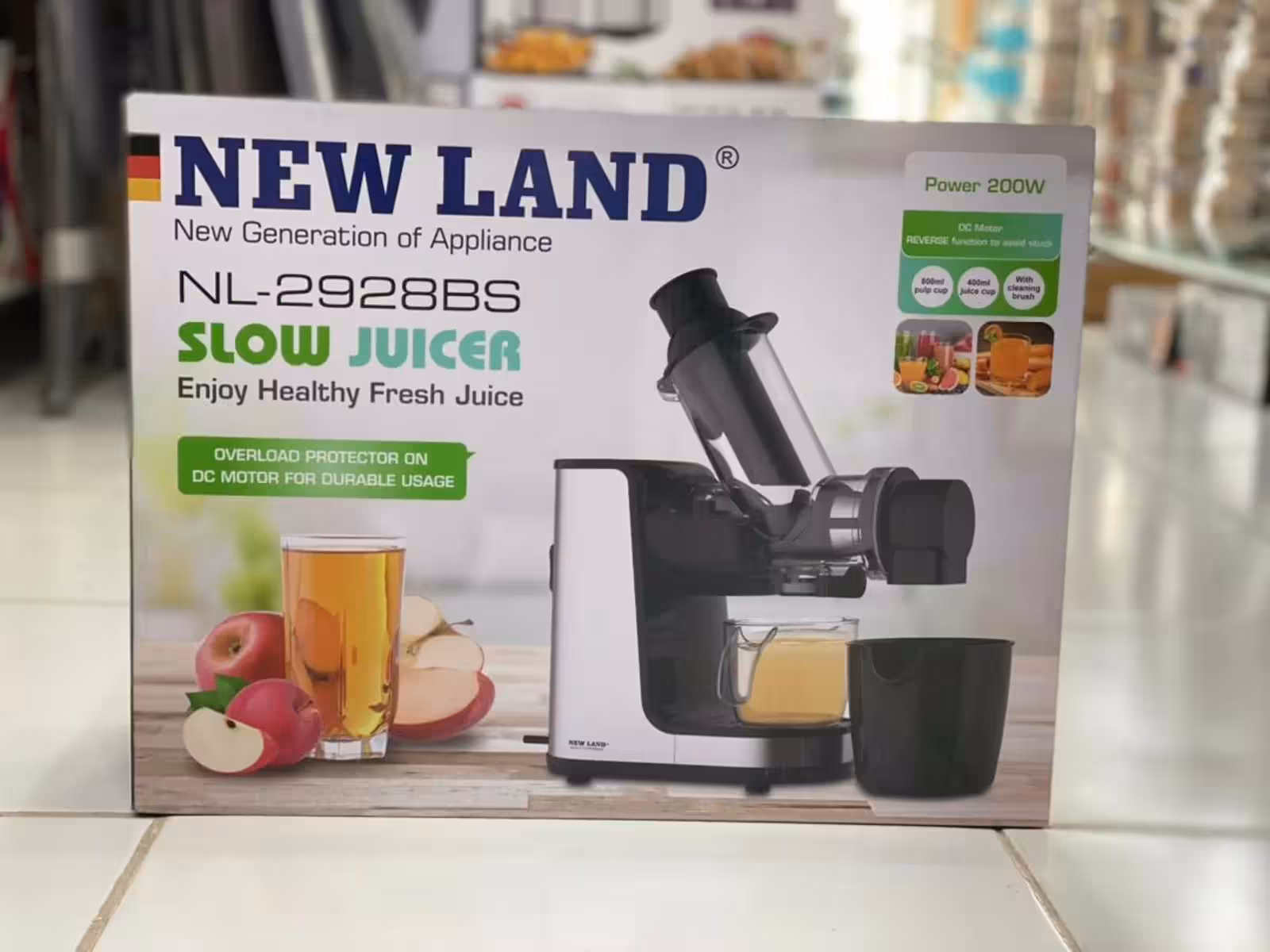 اسلوجوسر نیولند مدل 2928 | عصاره‌گیر حرفه‌ای Newland