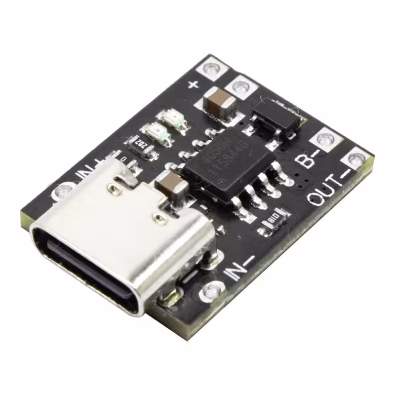 شارژر باتری لیتیومی Type-C مینی مدل TP4056