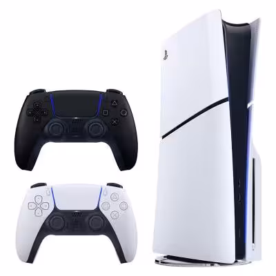کنسول بازی سونی مدل PlayStation 5 Slim ظرفیت یک ترابایت ریجن 2000 آسیا به همراه دسته اضافی