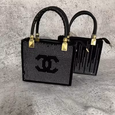 کیف مجلسی چرم نگین کار شده بدون ریزش