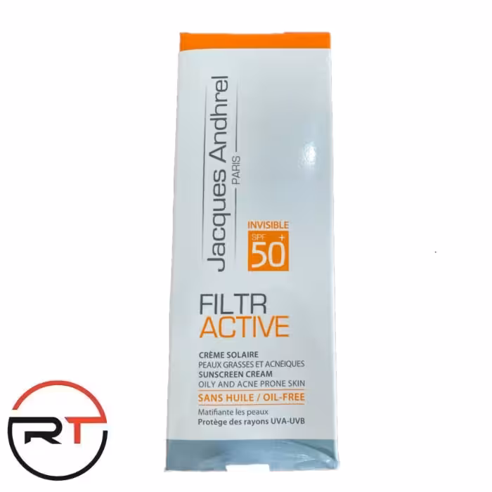 ضد آفتاب بی رنگ SPF50 پوست چرب و مستعد آکنه ژاک آندرل 50 میلی