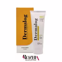 کرم ضد آفتاب بی رنگ فاقد چربی درمالوگ SPF50
