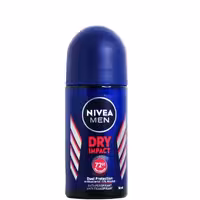 مام رول ضدتعریق مردانه نیوا درای ایمپکت 72 ساعته 50 میل | NIVEA Men Dry Impact 72h Anti-Perspirant Roll-On 50ml
