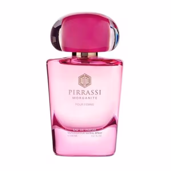 عطر زنانه پیراسی مدل Morganite حجم 100 میلی لیتر | Pirrassi Morganite Eau De Parfum For women 100 ml