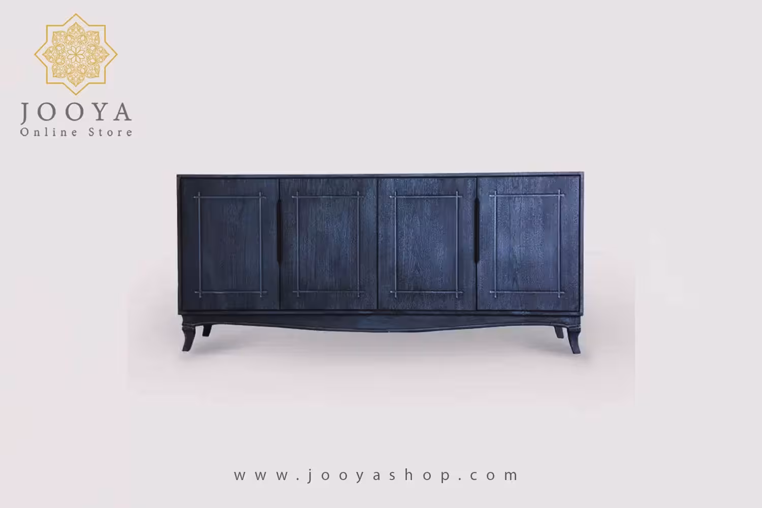 کنسول دکوراتیو لاوین زغال سنگی