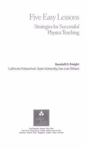 خرید و دانلود نسخه کامل کتاب Five Easy Lessons: Strategies for Successful Physics Teaching
