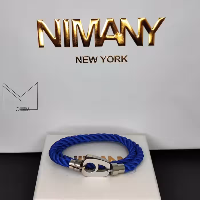 دستبند نیمانی آبی