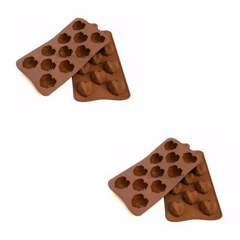 قالب سیلیکونی شکلات قلب کد2