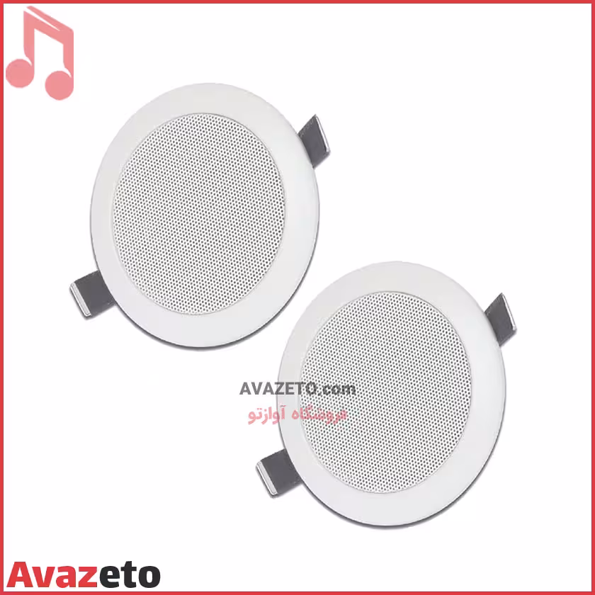 بلندگو سقفی هالوژنی توکار SOS SP301