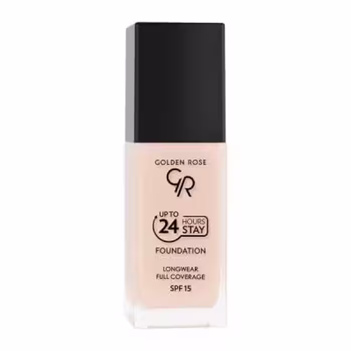 کرم پودر گلدن رز GOLDEN ROSE ماندگاری 24 ساعته شماره 02