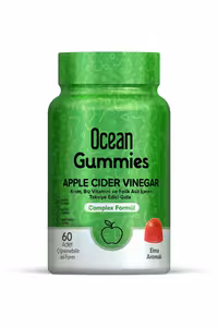 پاستیل جویدنی سرکه سیب Ocean - بسته 60 عددی