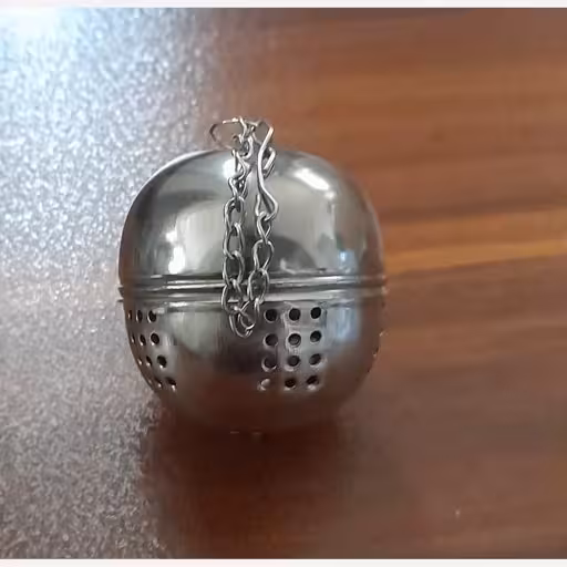 صافی چای توپی زنجیر دار صافی دمنوش