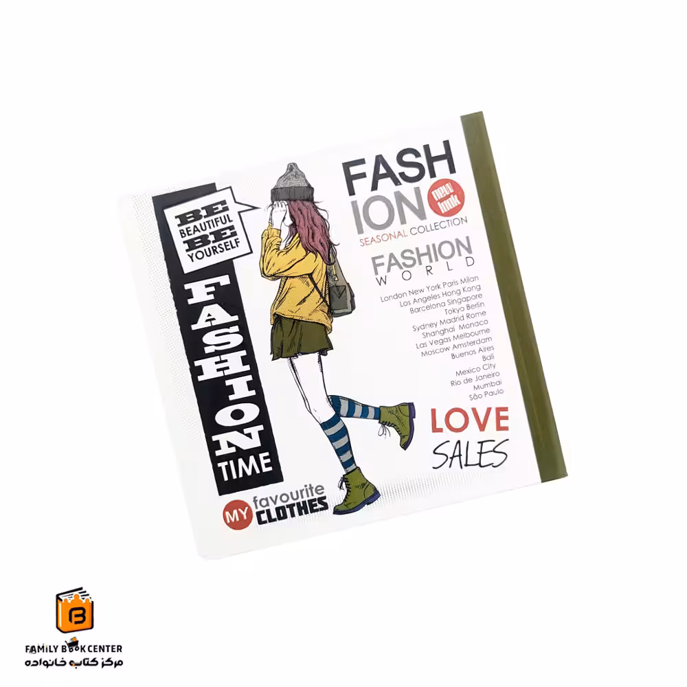 دفترچه یادداشت فشن 100 برگ طرح دختر عرش (Arsh)