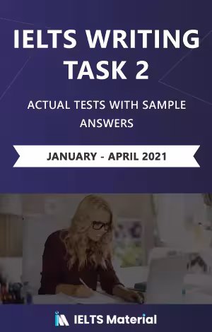آیلتس رایتینگ آکادمیک تسک 2 اکچوال تست | کتاب انگلیسی IELTS Writing Task 2 Actual Tests (January – April 2021)
