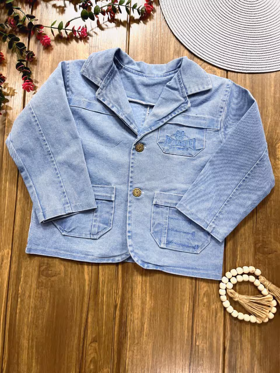 لباس بچه گانه کت تک لی اسپرت دو جیب