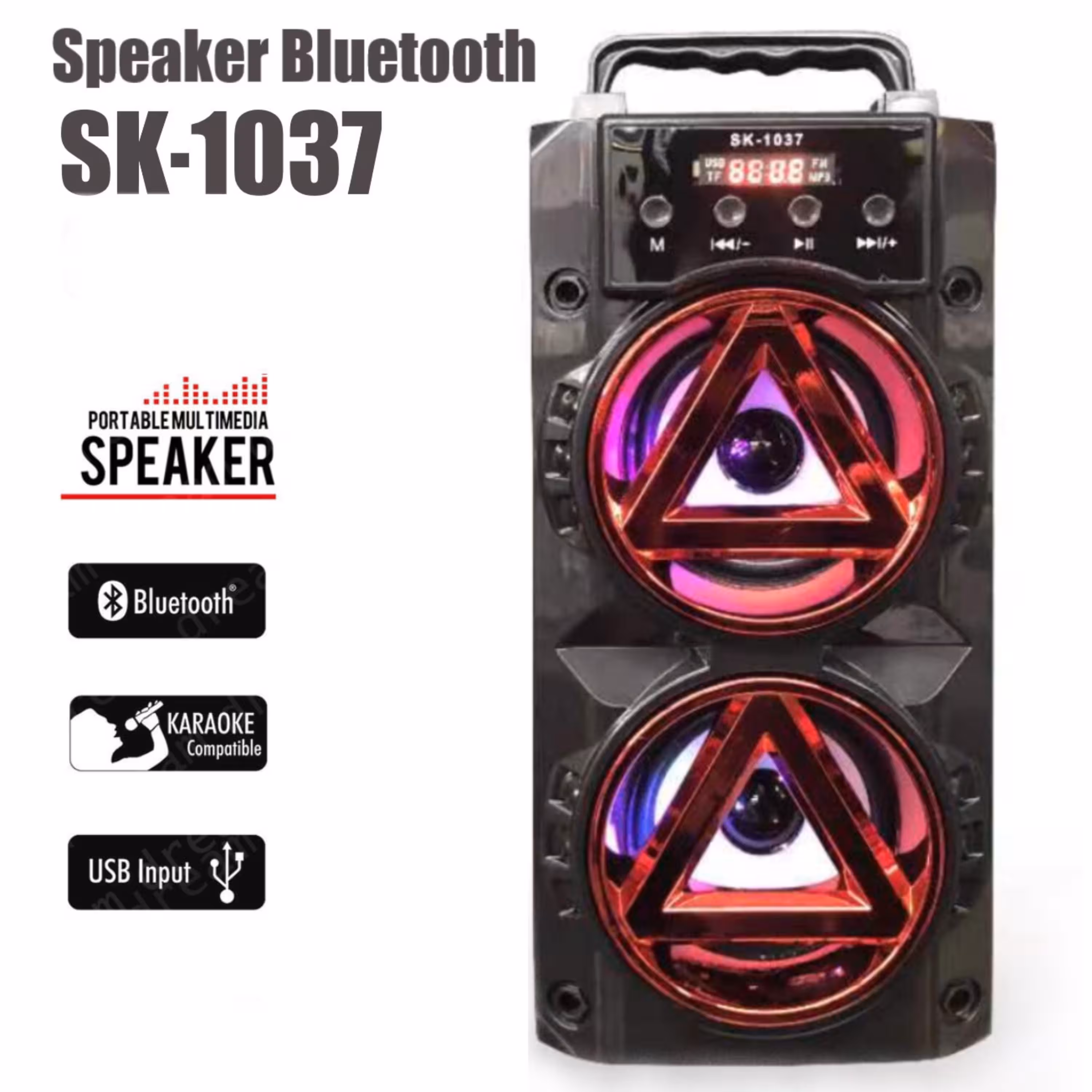 اسپیکر بلوتوثی کارائوکه مدل SK-1037