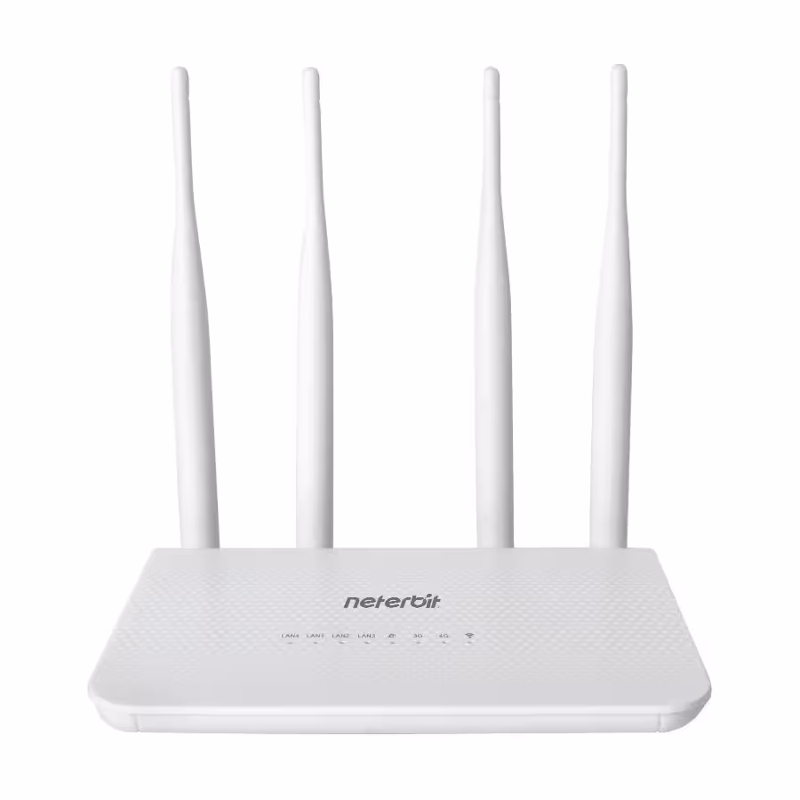 مودم روتر 4G LTE بی سیم N300 نتربیت مدل NW-431F گارانتی