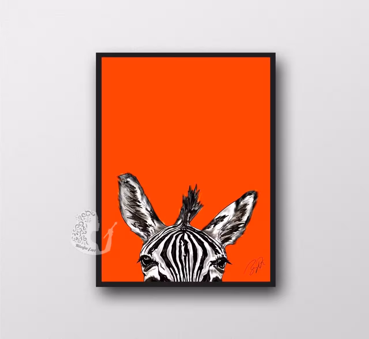 تابلوهای دکوراتیو گوره خر کد 246